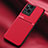 Funda Silicona Carcasa Ultrafina Goma con Magnetico para Oppo Find X3 5G Rojo