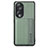 Funda Silicona Carcasa Ultrafina Goma con Magnetico S01D para Huawei Honor 90 5G Verde