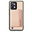 Funda Silicona Carcasa Ultrafina Goma con Magnetico S01D para Realme C31 Oro