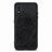 Funda Silicona Carcasa Ultrafina Goma con Magnetico S01D para Samsung Galaxy A01 SM-A015 Negro