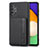 Funda Silicona Carcasa Ultrafina Goma con Magnetico S01D para Samsung Galaxy A32 4G Negro