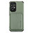 Funda Silicona Carcasa Ultrafina Goma con Magnetico S01D para Samsung Galaxy A33 5G Verde