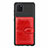Funda Silicona Carcasa Ultrafina Goma con Magnetico S01D para Samsung Galaxy A81 Rojo