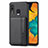 Funda Silicona Carcasa Ultrafina Goma con Magnetico S01D para Samsung Galaxy M10S Negro