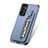 Funda Silicona Carcasa Ultrafina Goma con Magnetico S01D para Samsung Galaxy M13 4G Azul