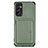 Funda Silicona Carcasa Ultrafina Goma con Magnetico S01D para Samsung Galaxy M13 5G Verde