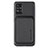 Funda Silicona Carcasa Ultrafina Goma con Magnetico S01D para Samsung Galaxy M40S Negro