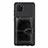 Funda Silicona Carcasa Ultrafina Goma con Magnetico S01D para Samsung Galaxy M60s Negro