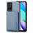 Funda Silicona Carcasa Ultrafina Goma con Magnetico S01D para Xiaomi Redmi Note 11 4G (2021) Azul