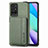 Funda Silicona Carcasa Ultrafina Goma con Magnetico S01D para Xiaomi Redmi Note 11 4G (2021) Verde