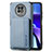 Funda Silicona Carcasa Ultrafina Goma con Magnetico S01D para Xiaomi Redmi Note 9T 5G Azul