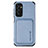 Funda Silicona Carcasa Ultrafina Goma con Magnetico S02D para Samsung Galaxy A04s Azul