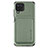 Funda Silicona Carcasa Ultrafina Goma con Magnetico S02D para Samsung Galaxy A12 5G Verde