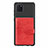 Funda Silicona Carcasa Ultrafina Goma con Magnetico S02D para Samsung Galaxy M60s Rojo