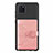 Funda Silicona Carcasa Ultrafina Goma con Magnetico S02D para Samsung Galaxy M60s Rosa