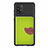 Funda Silicona Carcasa Ultrafina Goma con Magnetico S02D para Samsung Galaxy M80S Verde