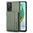 Funda Silicona Carcasa Ultrafina Goma con Magnetico S02D para Xiaomi Mi 10T Pro 5G Verde