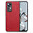 Funda Silicona Carcasa Ultrafina Goma con Magnetico S02D para Xiaomi Mi 12T 5G Rojo