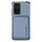 Funda Silicona Carcasa Ultrafina Goma con Magnetico S02D para Xiaomi Redmi 10 (2022) Azul