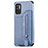 Funda Silicona Carcasa Ultrafina Goma con Magnetico S02D para Xiaomi Redmi Note 10 5G Azul