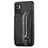Funda Silicona Carcasa Ultrafina Goma con Magnetico S02D para Xiaomi Redmi Note 10 5G Negro