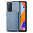 Funda Silicona Carcasa Ultrafina Goma con Magnetico S02D para Xiaomi Redmi Note 11 Pro 4G Azul