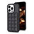 Funda Silicona Carcasa Ultrafina Goma con Magnetico S03D para Apple iPhone 13 Pro Max Negro