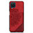 Funda Silicona Carcasa Ultrafina Goma con Magnetico S03D para Samsung Galaxy A12 5G Rojo