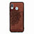 Funda Silicona Carcasa Ultrafina Goma con Magnetico S03D para Samsung Galaxy A20 Marron