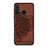 Funda Silicona Carcasa Ultrafina Goma con Magnetico S03D para Samsung Galaxy A21 Marron