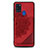 Funda Silicona Carcasa Ultrafina Goma con Magnetico S03D para Samsung Galaxy A21s Rojo