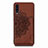 Funda Silicona Carcasa Ultrafina Goma con Magnetico S03D para Samsung Galaxy A30S Marron