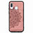 Funda Silicona Carcasa Ultrafina Goma con Magnetico S03D para Samsung Galaxy A40 Oro Rosa