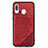 Funda Silicona Carcasa Ultrafina Goma con Magnetico S03D para Samsung Galaxy A40 Rojo