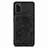 Funda Silicona Carcasa Ultrafina Goma con Magnetico S03D para Samsung Galaxy A41 Negro