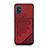 Funda Silicona Carcasa Ultrafina Goma con Magnetico S03D para Samsung Galaxy A51 4G Rojo