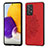 Funda Silicona Carcasa Ultrafina Goma con Magnetico S03D para Samsung Galaxy A52 5G Rojo