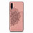 Funda Silicona Carcasa Ultrafina Goma con Magnetico S03D para Samsung Galaxy A70 Oro Rosa