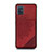 Funda Silicona Carcasa Ultrafina Goma con Magnetico S03D para Samsung Galaxy A71 4G A715 Rojo