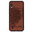 Funda Silicona Carcasa Ultrafina Goma con Magnetico S03D para Samsung Galaxy M10 Marron