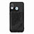 Funda Silicona Carcasa Ultrafina Goma con Magnetico S03D para Samsung Galaxy M10S Negro