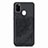 Funda Silicona Carcasa Ultrafina Goma con Magnetico S03D para Samsung Galaxy M21 Negro