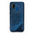 Funda Silicona Carcasa Ultrafina Goma con Magnetico S03D para Samsung Galaxy M21s Azul