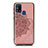 Funda Silicona Carcasa Ultrafina Goma con Magnetico S03D para Samsung Galaxy M21s Oro Rosa