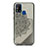 Funda Silicona Carcasa Ultrafina Goma con Magnetico S03D para Samsung Galaxy M31 Prime Edition Gris