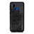 Funda Silicona Carcasa Ultrafina Goma con Magnetico S03D para Samsung Galaxy M31 Prime Edition Negro