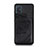 Funda Silicona Carcasa Ultrafina Goma con Magnetico S03D para Samsung Galaxy M40S Negro