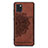 Funda Silicona Carcasa Ultrafina Goma con Magnetico S03D para Samsung Galaxy M60s Marron