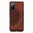 Funda Silicona Carcasa Ultrafina Goma con Magnetico S03D para Samsung Galaxy S20 FE (2022) 5G Marron