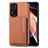 Funda Silicona Carcasa Ultrafina Goma con Magnetico S03D para Xiaomi Mi 11i 5G (2022) Marron